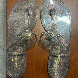 Kate Spade Multicolor Glitter Sandals